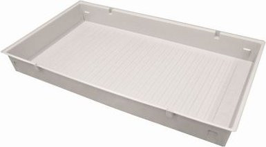 asecos Einlegewanne für Sicherheitsschränke der Q30, Q90 und S90 Serie, grau, Polypropylen, B/T/H: 87,8 x 50,0 x 9,6 cm, 33,5 l - Bild 1
