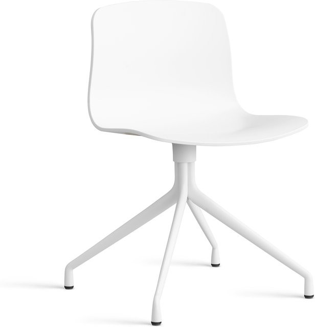 HAY About A Chair AAC 10 Drehstuhl aus Kunststoff in Weiß - Bild 1