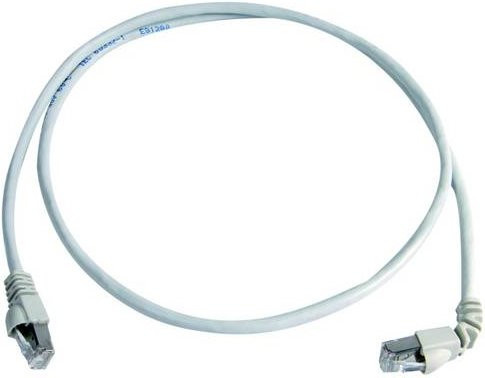 Telegärtner RJ45 Patchkabel CAT 6a S/FTP Ethernet LAN in Grau, Länge: 7,5 m - Bild 1