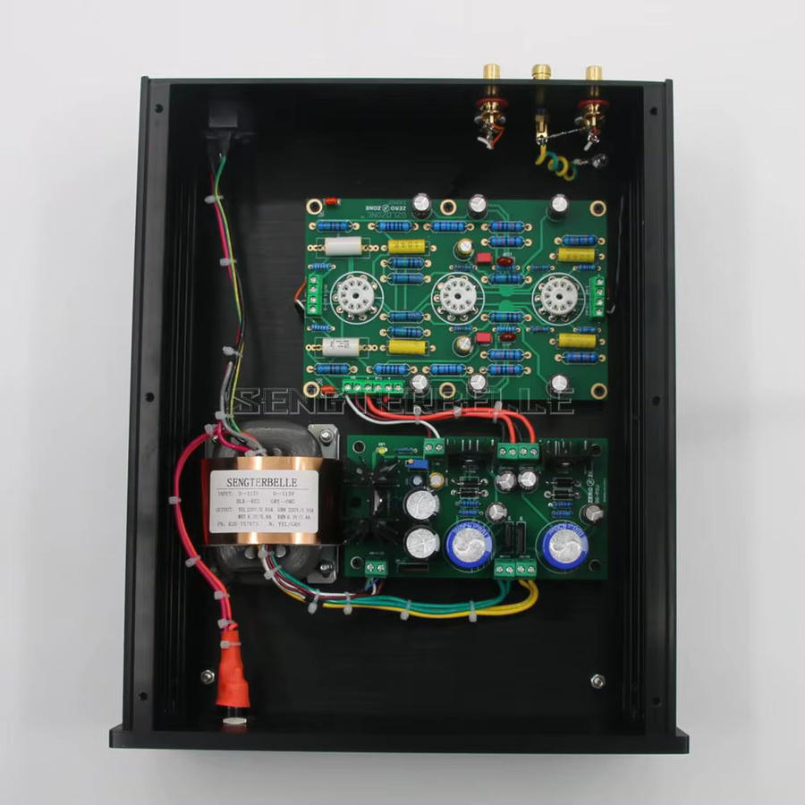 PSVANE ECC83 Röhren-Phono-Verstärker für MM-Plattenspieler in Schwarz - Bild 2