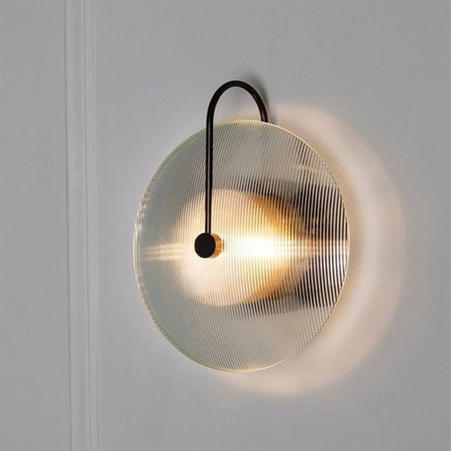 ZYZAO LED Wandleuchte aus Glas in rundem Design im nordischen Stil für Wohnzimmer, Badezimmer und Schlafzimmer - Bild 1