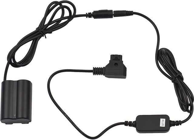 Andoer V-Mount D-TAP zu CP-W235 Dummy-Akku DC-Koppler Ersatz für Fujifilm X-T4 in Schwarz - Bild 1