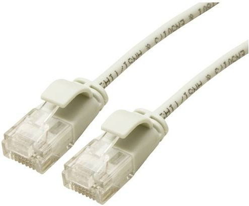 Roline RJ45 Patchkabel CAT 6a U/UTP Ethernet LAN Kabel Grau 5,00 m - Bild 1