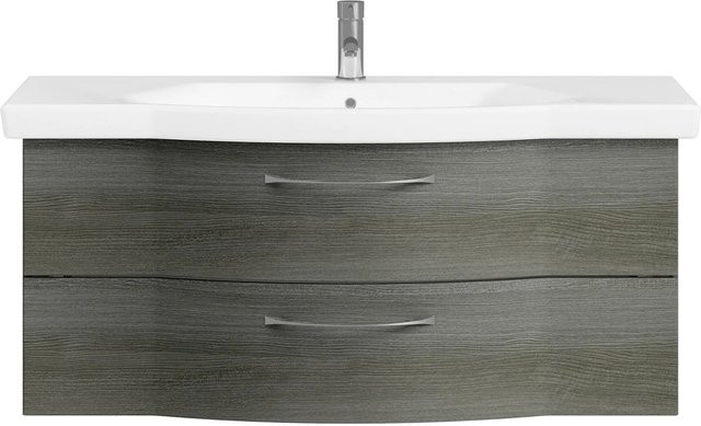 Pelipal Waschbeckenunterschrank Quantum 03 in Graphit, Breite: 115 cm, Tiefe: 49 cm - Bild 1