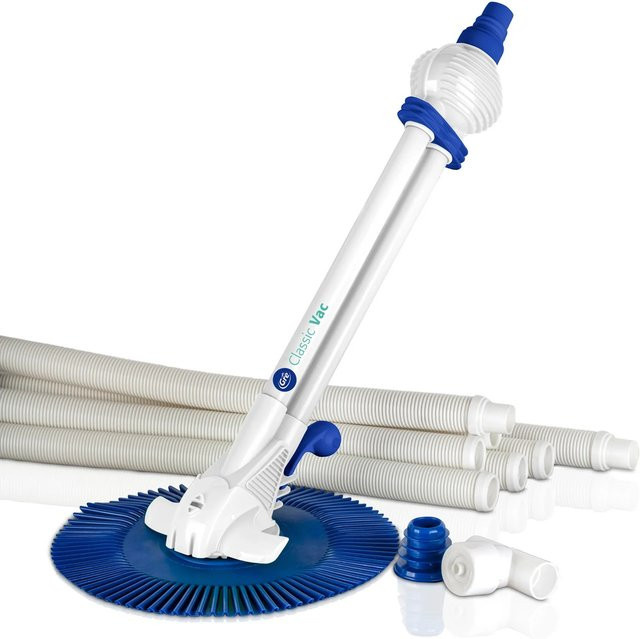 GRE Automatischer Poolreiniger Classic VAC für Einbau- und Aufstellbecken, Elektrisch, Weiß - Bild 1