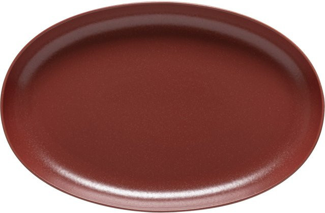 Costa Nova Servierplatte Pacifica Oval, Rot, 4er Pack, Länge: 40,8 cm, Breite: 26,3 cm, Höhe: 4,5 cm - Bild 1