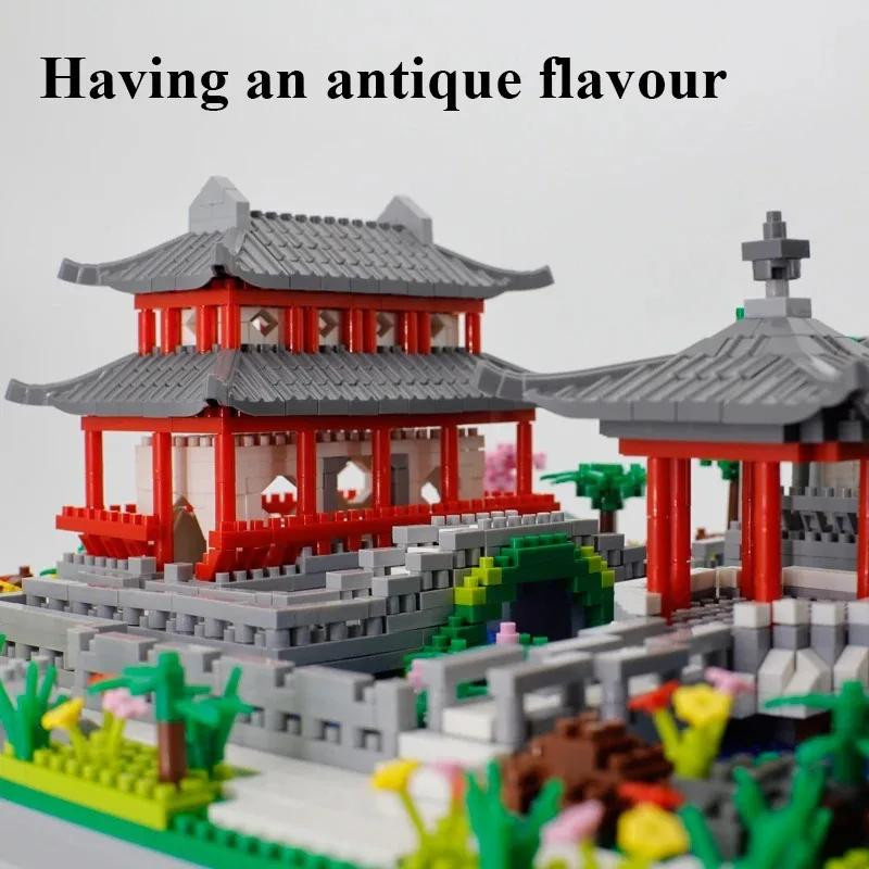 Linyi toy Garten Landschaft Gebäude Blöcke ab 14 Jahren - Bild 3