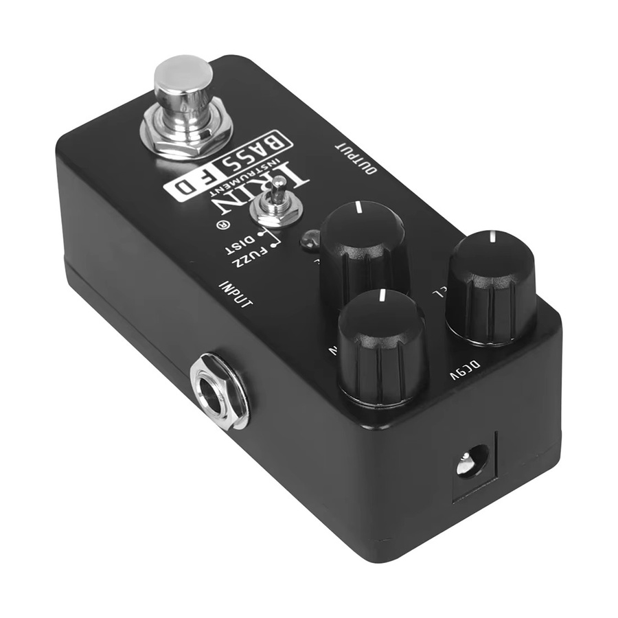 IRIN Bass FD E-Gitarre Effektpedal Bass Fuzz Full Gain Madness True Bypass in Schwarz - Bild 2