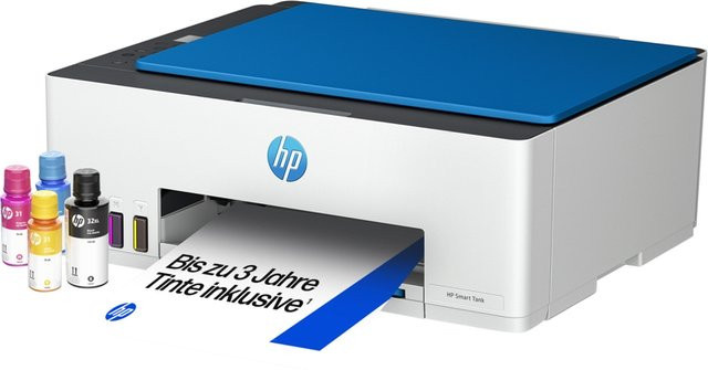 HP Smart Tank 5109 All-in-One Inkjet Drucker in Weiß mit Wi-Fi und USB-Anschluss zum Drucken, Scannen und Kopieren - Bild 1