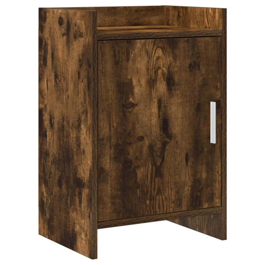 vidaXL Nachttisch aus Holzwerkstoff in Geräucherte Eiche, modern, B/T/H: 40 x 30 x 60 cm - Bild 2
