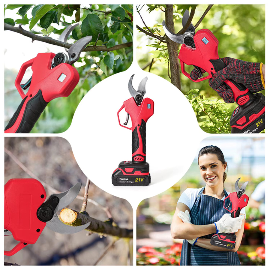 Elektrische Astschere von Makita mit 1000W bürstenlosem Motor und 50mm Schneidkapazität, kabellose Obstbaum- und Bonsai-Schneideschere in Rot, kompatibel mit Makita LXT Akkus - Bild 5