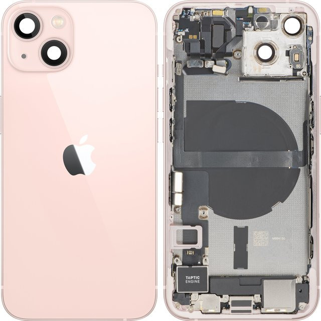 Apple iPhone 13 Batteriedeckel mit Mittelgehäuse und NFC in Rosa - Bild 1