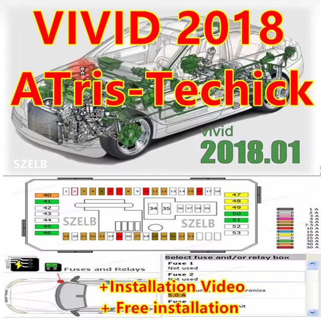 Vivid 2018.1 Kfz-Reparatursoftware mit Atris-Technik im Festplattenformat inklusive Installationsvideo - Bild 1