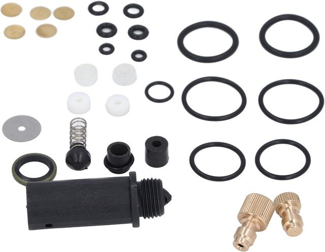 PCP Luftkompressor Zubehör Set mit Atemventil Dichtringen und Düsen für 12V 30MPa Hochdruck-Luftpumpe in Multicolor aus Kunststoff - Bild 1