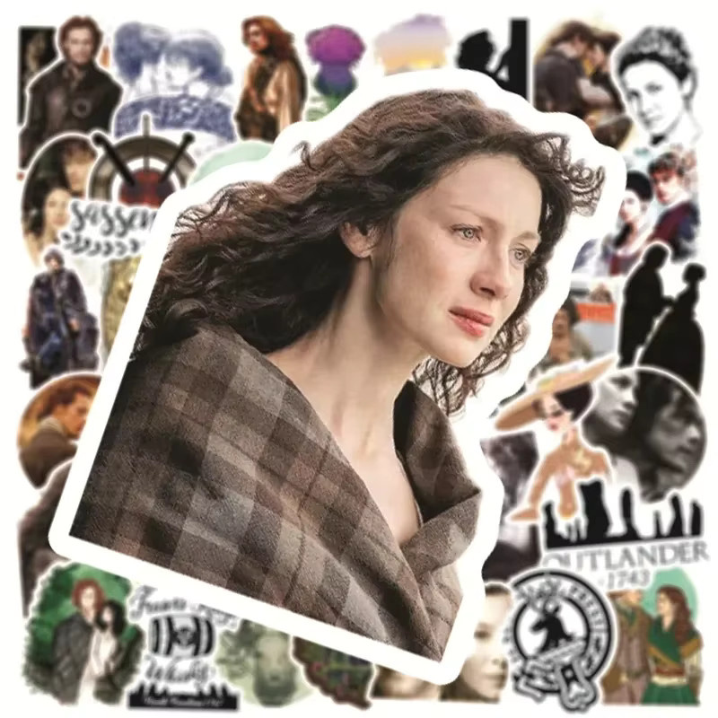 50 Stück Outlander Aufkleber Set in Multicolour für Laptop, Kühlschrank und Gepäck von GOGOTU - Bild 2