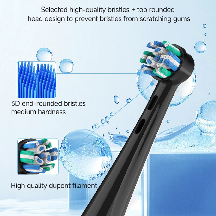 KVIFO Ersatz-Zahnbürstenköpfe, kompatibel mit Oral-B iO Serie, Unisex - Bild 4