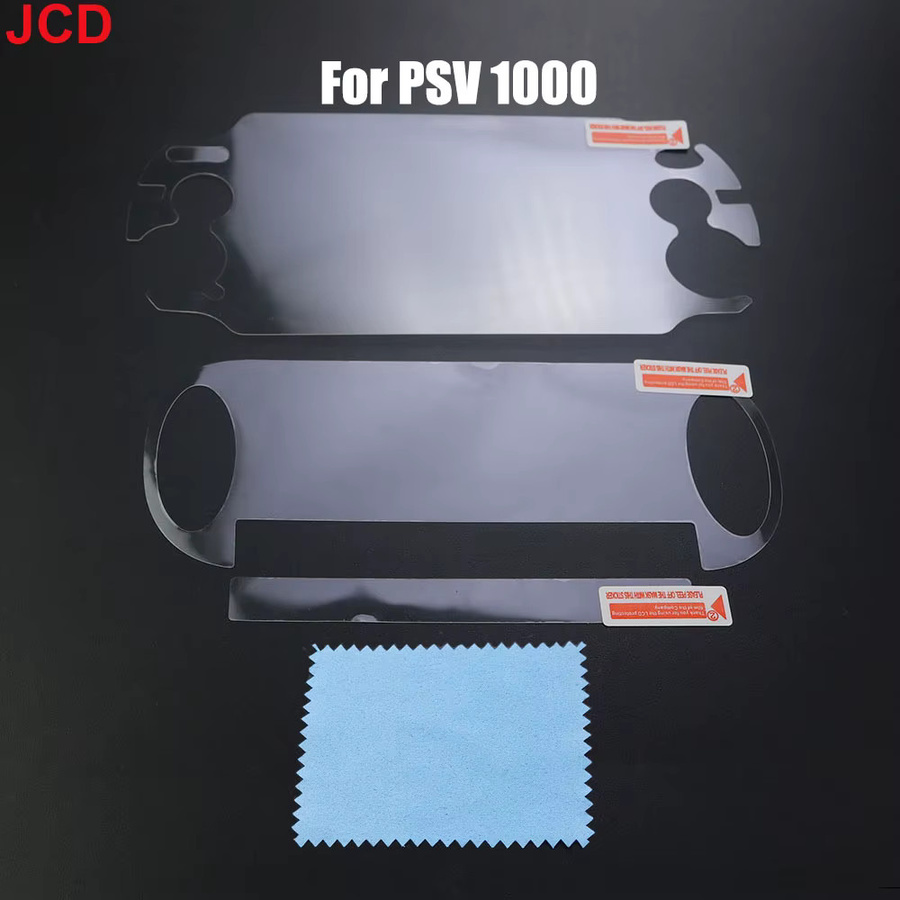 JCD Displayschutzfolie für PS Vita PSV 1000 und 2000, Set für vorne und hinten, transparent - Bild 2