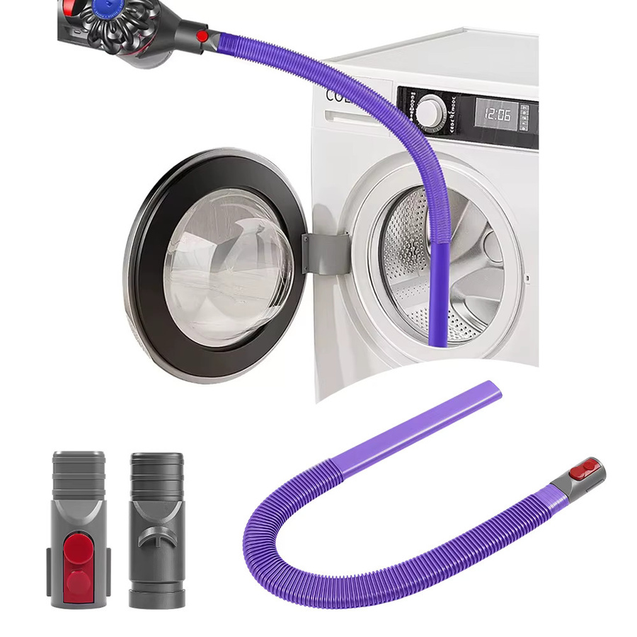 Dyson Ersatzteil Set: Flexible Fugendüse und Lint Remover Kit für V7 V8 V10 V11 V12 V15 Staubsauger in Purple - Bild 3