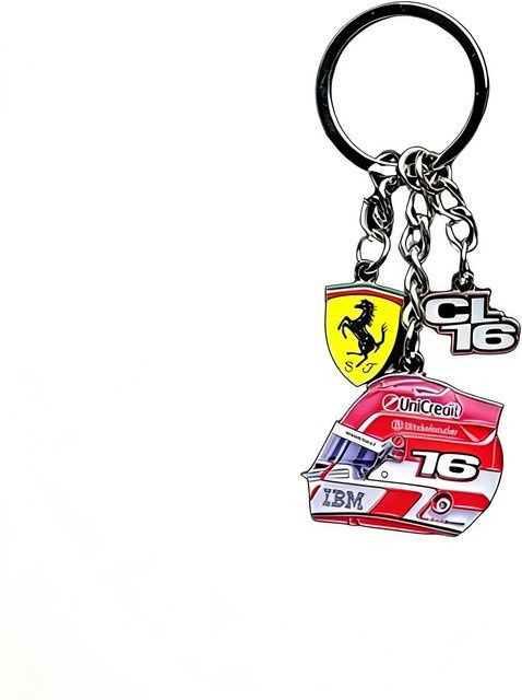 Ferrari Schlüsselanhänger Rennhelm, gray, Unisex - Bild 1