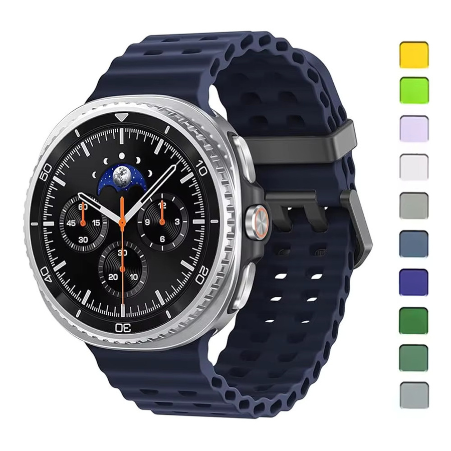 RMUTANE Uhrenarmband Silikon, Schwarz, Unisex - Bild 5