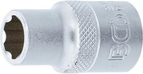 BGS Steckschlüssel-Einsatz Super Lock mit 12,5 mm (1/2") Innenvierkant und 11 mm Schlüsselweite in Silber - Bild 1