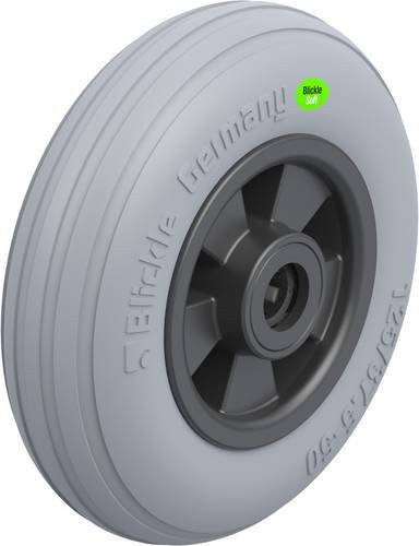 Blickle Schwerlast-Rad VWPP 125/12R-SG in Schwarz und Grau mit 125 mm Durchmesser und 50 kg Tragfähigkeit - Bild 1