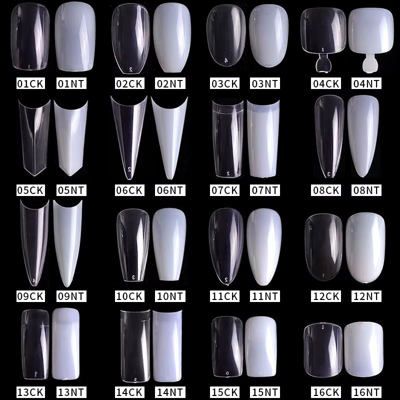 Misscheering Nagelspitzen Acryl, 500 Stück, Glänzend, Unisex - Bild 2