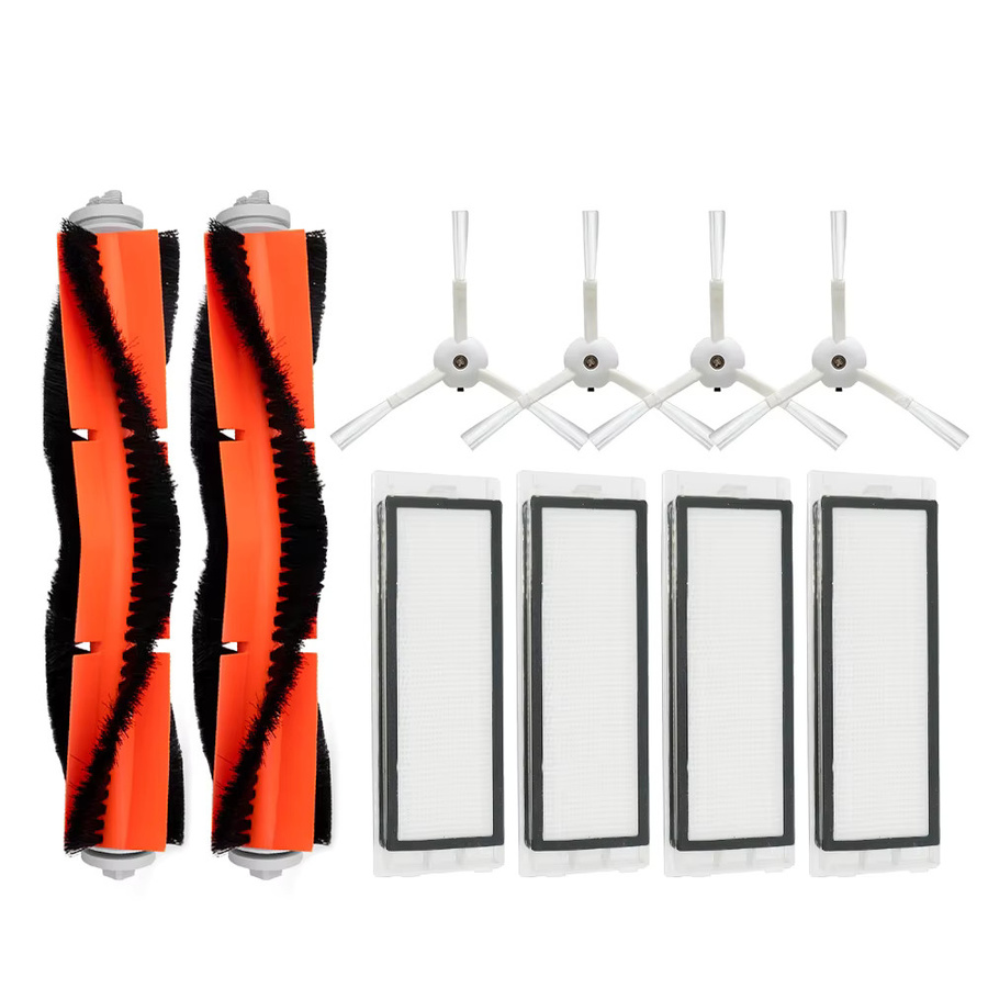 Ersatzteil-Set für Roborock und Xiaomi Mi Robot S50 S51 SDJQR01RR SDJQR02RR bestehend aus HEPA-Filter, Seitenbürste und Hauptbürste in Multicolor - Bild 1