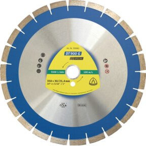 Klingspor DT 900 G Diamanttrennscheibe Blau Durchmesser: 400 mm, Breite: 3,6 mm, Bohrung: 30 mm - Bild 1