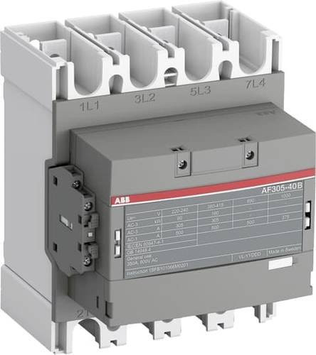 ABB AF305-40-22-12 Schütz in Grau mit 6 Schließern und 2 Öffnern für 160kW - Bild 1