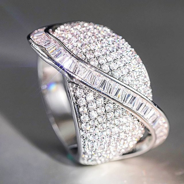 Huitan Damenring, Silber, Zirkonia - Bild 1
