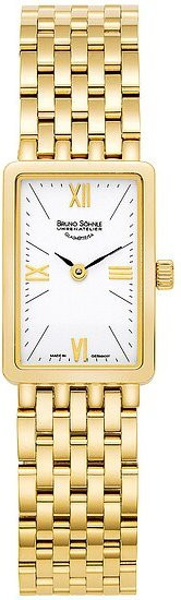 Bruno Söhnle Armbanduhr, Quarz, Edelstahl, Weiß, Rechteckig, Damen - Bild 1