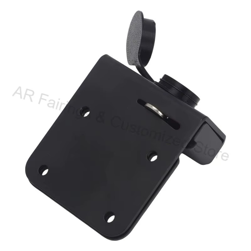 Verriegelbare Aluminium-Navigationshalterung für Garmin Zumo XT oder XT2 in Schwarz mit GPS-Schloss-Kit - Bild 2