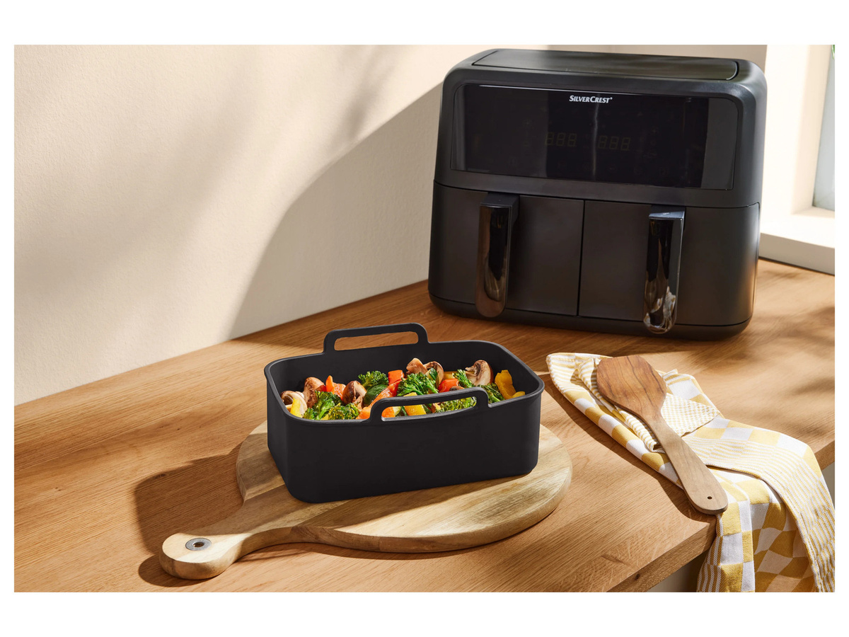 SILVERCREST Heißluftfritteusen-Silikonform Doppelkammer - Bild 3