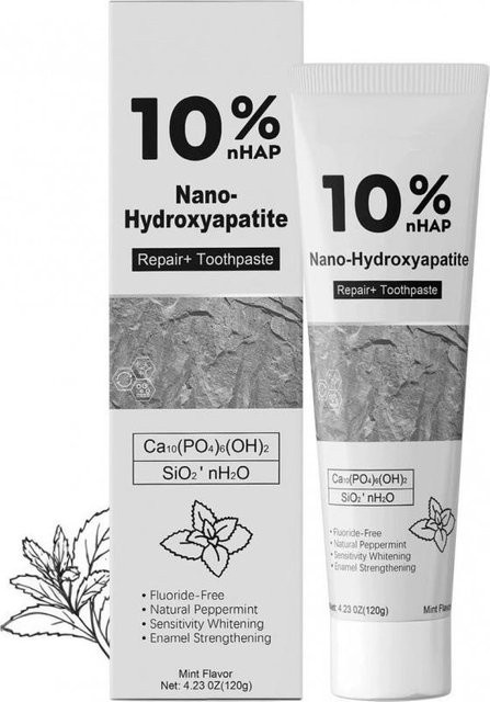 Global Beauty Aufhellende Zahnpasta mit Nano-Hydroxylapatit, gray - Bild 1