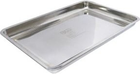 BGS Auffangwanne Edelstahl Silber B/T/H: 60 x 40 x 5 cm - Bild 1