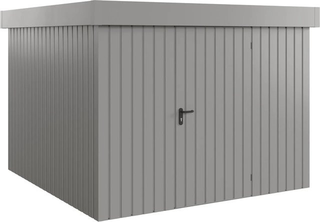 Hörmann EcoStar Gerätehaus Euroline Flachdach 1-flg Graualuminium B/T/H: 285 x 278 cm - Bild 1