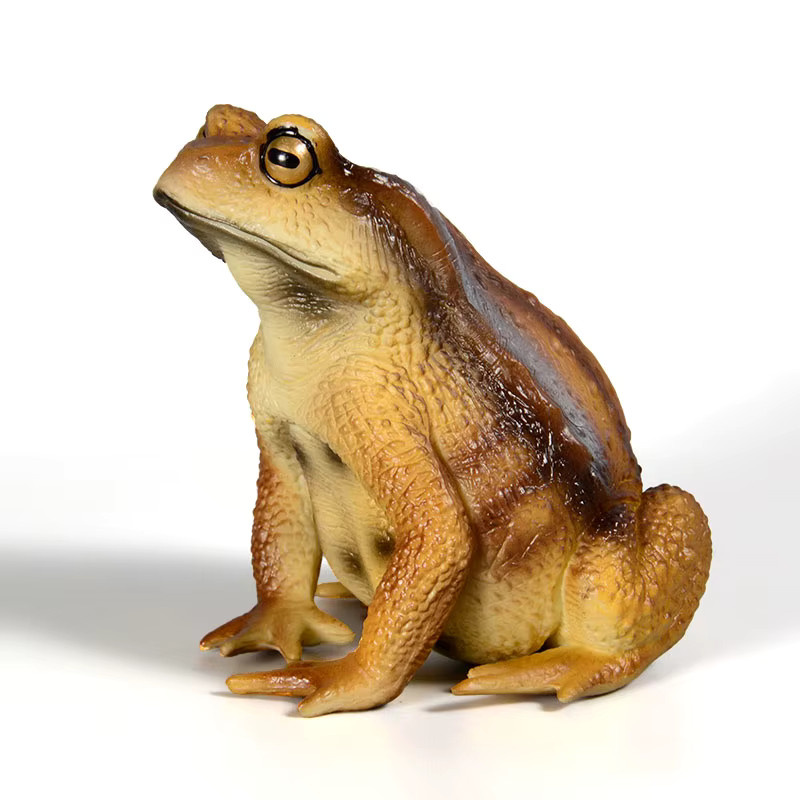 XIALIBAOMOWAN Krötenfrosch-Figur, Insektenfigur, Gummi, Grau - Bild 2