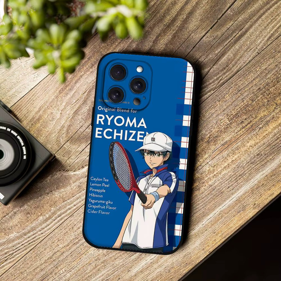 Mesuca Handyhülle The Prince Of Tennis für iPhone 11 bis 17 Pro Max Plus Mini in Blau aus weichem TPU - Bild 5