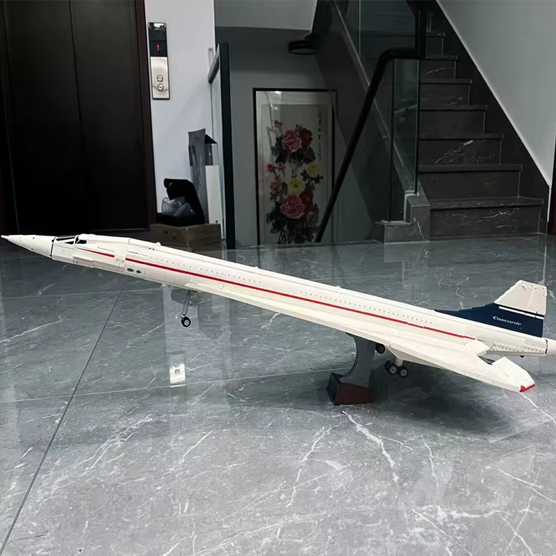 Airbus Concorde Baustein-Set, Überschallflugzeug, 2083 Teile, ab 14 Jahren - Bild 2
