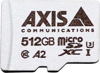 AXIS Surveillance microSDXC Flash-Speicherkarte mit SD-Adapter, 512 GB, A2 / UHS-I U3 / Class10 - Bild 1