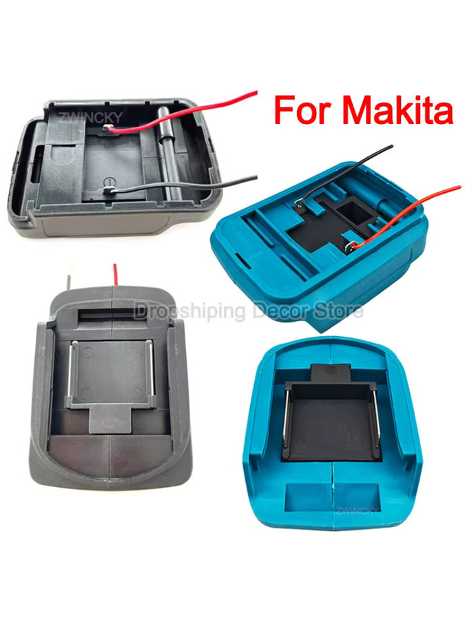BSIDE Batterieadapter für Makita 18V LXT Lithium-Akku, Halterung für Elektrowerkzeuge BL1830 BL1840, Blau - Bild 5