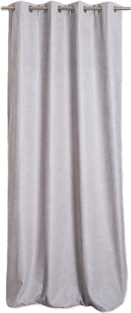 Cosy Living Wärmeschutzvorhang Luna mit Ösen, Hellgrau, B: 145 cm, H: 260 cm - Bild 1
