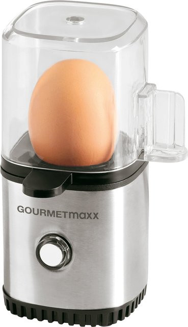 GOURMETmaxx Eierkocher für 1 Ei in Silber - Bild 1