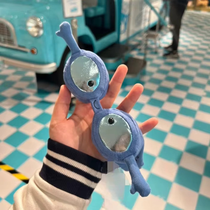 XUYUAN Dekoration Surfbrett und Schwimmbrille in Blau aus Textil mit rundem Design - Bild 1