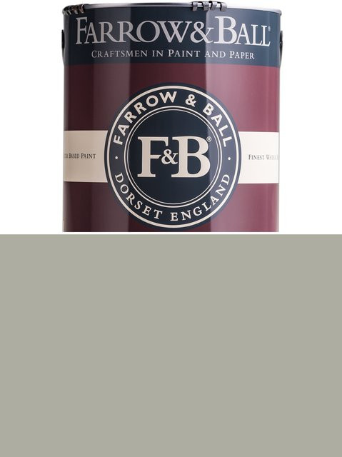 Farrow & Ball Modern Emulsion Wandfarbe Manor House Gray 265, Grau, 2,5 l - Bild 1