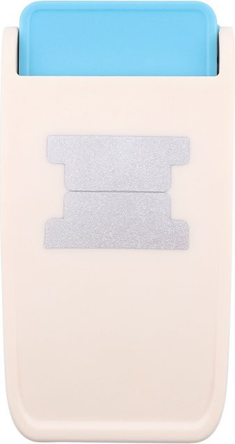 Etikettenstanzer für Papier und Kunststoff zum Basteln, Indexstanzer und Walschwanzstanzer für Scrapbooking und Kartenherstellung, Mehrfarbig - Bild 1