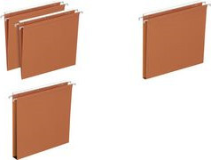 ELBA DEFI FLEX Hängemappen für Schubladen aus Kraftkarton, Orange, Abstand: 330 mm - Bild 1