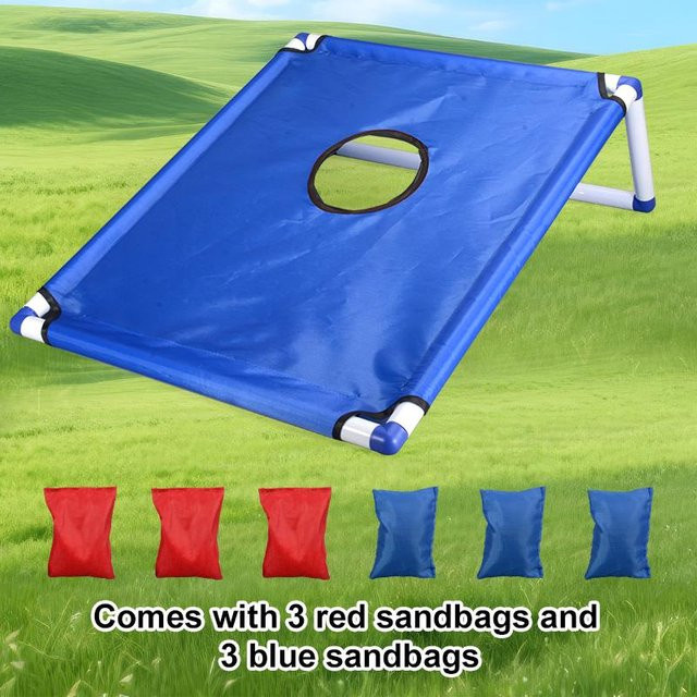 Fashnics Beanbags Wurfspiel Set Cornhole mit 1 Spielbrett und 6 Beanbags - Bild 1