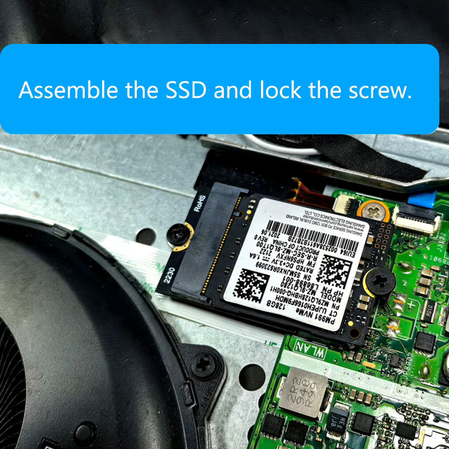 ATUOTIN M.2 A+E zu NVMe SSD Adapter PCI-E 4.0 NGFF A+E-Key auf NVMe M-Key Erweiterung für 2230 2242 2260 2280 SSD in Schwarz - Bild 3